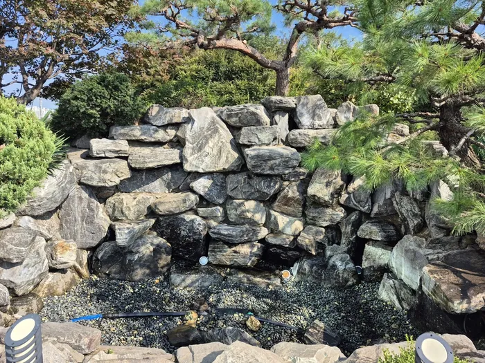 석가산·계류 수경 시공